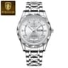 Waterproof Stainless Steel Luminous Man Wristwatch Luxury Business Men Watches Date Week Quartz Spo 6