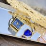 HighEnd Quartz Wristwatch New Ladies Open Bracelet Watch Assorted Shaped Diamond Color Gemstone Tim 3