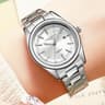 Ladies Luxury Fashion Watch Stainless Steel Band Luminous Calendar Business Casual Gift For Women 2