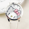 Hello Kitty Bow Digital Quartz Watch Cartoon Belt Watch With Diamond Kawaii Birthday Toy Gift 4