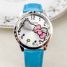 Hello Kitty Bow Digital Quartz Watch Cartoon Belt Watch With Diamond Kawaii Birthday Toy Gift 6