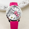 Hello Kitty Bow Digital Quartz Watch Cartoon Belt Watch With Diamond Kawaii Birthday Toy Gift 8