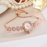 Fashion Ladies Quartz Wristwatch Elegant Rhinestone Women Watches Girls Bracelet Strap Gift Clock 11