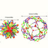 Durable Plastic Magic Balls Colorful Expandable Stress Ball Rainbow Sensory Fidget Ball For Kids 6