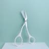 Precise Grooming Tool For Creating Perfect Eyebrows Pink Eyebrow Trimming Scissors Built In Comb St 0