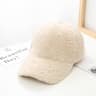 Plush Baseball Caps Spring Autumn Winter Baseball Cap Women Tide Warm Lamb Wool Hats 5