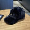 Faux Thickened Warm Plush Autumn Winter Baseball Cap Hats For Women Metal Letter Snapback Fashion A 5