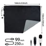 Heated Car Blanket Heating Pad Power Cord With Adjustable Timer And 9 Heating Levels 5