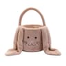 Lovely Easter Bunny Basket Plush Candy Carry Basket Bunny Gift Basket 6