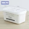 Food Sealed Kitchen Organizer White Containers For Refrigerator Storage 7