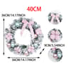 Christmas Wreaths Pink Snowflake Decorations Hanging Ornaments For Christmas Atmosphere 5