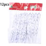 Holiday Home Party Decor Crystal Clear Ice Pendants Christmas Tree Ornaments Icicle Xmas Decoration 5