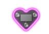 Solar LED Triangular Love Light Car Interior Neon Atmosphere Decoration For Motorcycle 8