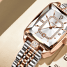 Elegant Waterproof Calendar Watch Stainless Steel Quartz Luxury Watch For Women 8