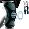 Knee Support Copper Brace With Gel Pad  Side Stabilizers Sport Arthritis Joint Pain Relief 9