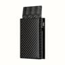 Automatic Popup Metal Credit Card Holder Mens Wallet With Zipper Coin Purse Minimalist RFID Blockin 6