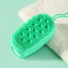 Doublesided Body Scrubber Handheld Silicone Soft Bristles Shower Bath Cleansing Skin Brush 6