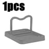 Multifunctional Pot Lid Holder Kitchen Pot Lid Storage Rack Heat Resistant Spoon Shovel Holder Anti 6