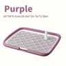 Reusable Dog Potty Trainer Tray With Removable Net Plastic Pee Pad Holder For Potty Training 5