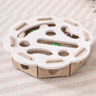 Interactive Cat Puzzle Toy Felt Cat Play Box With Bell Ball 7