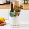 SpaceSaving Tableware Storage Rack With Drainage Tray  Detachable Chopstick Holder 6