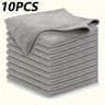 Premium Thick Microfiber Cleaning Cloth Lint Free Car Cleaning Cloth For Windows Glass  MultiSurfac