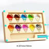 Montessori Magnetic Color Sorting Maze Board For Kids Sensory Educational Toy With Beads  Wooden Co 6