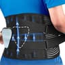 Double Pull Back Lumbar Support Belt Orthopedic Waist Trainer Brace For Men  Women Back Pain Relief