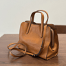 Spring New Portable Top Layer Cowhide Womens Casual Tote Bag Small Leather Single Shoulder Crossbod 0