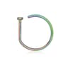 Unisex Fake Nose Ring Set Non Piercing Nose Ring Stainless Steel Clip On Septum Jewelry 6