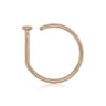 Unisex Fake Nose Ring Set Non Piercing Nose Ring Stainless Steel Clip On Septum Jewelry 3