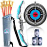 LED Kids Bow And Arrow Set With Target 10 Suction Cup Arrows  Quiver Archery Toy For Boys And Girls 5