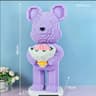 Flower Bear Building Blocks 3D Bear Brick Model DIY Collectible Gift For Kids  Adults 5