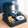 Automatic Cat Feeder  Water Dispenser Set 2in1 Tilted Gravity Pet Food and Water Bowl for Cats