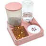 Automatic Cat Feeder  Water Dispenser Set 2in1 Tilted Gravity Pet Food and Water Bowl for Cats