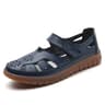Sandals Summer Breathable Leather Slippers Womens Non Slip Casual Roman Shoes Ladies Versatile Slip 10
