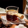 75ml HeatResistant Glass Measuring Cup With Wooden Handle  Ideal For Espresso Coffee And Baking 10