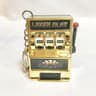 Simple Fashion Trend Slot Machine Keychain Creative Fruit Machine Toy  Personalized Car Pendant Gif 2