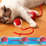 Smart Interactive Auto Rolling Cat Toy  USB Rechargeable Electric Ball For Kitty Play 0