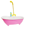 Pet Bird Bath Paddling Pool Automatic Parrot Shower Bathtub With Cage Feeder Accessories  Summer To