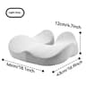 Breathable Seat Pad For Office Chair Thickened Memory Foam Cushion Relieve Back Pain And Hemorrhoid 4