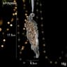 Christmas Tree Hanging Ornaments Snowflake Angel Deer White Pendants Navidad New Year Party Home Xm