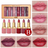 Velvet Lipstick Set Pearlescent Glitter Matte Texture Gold Bar Tube Valentines Day Gift 7