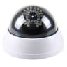 Indoor Outdoor Fake Dome Security Camera Dummy Fake Camera With LED Red Light Battery Operated 9
