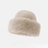 Fluffy Fur Fisherman Hat Windproof Winter Plush Ear Protection Cap Keep Warm Headgear For Women Fas 8
