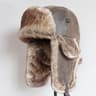 Winter Bomber Hats Men Warm Russian Ushanka Hat PU Leather Fur Trapper Cap Ear Flap For Women 6
