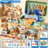 Early Educational DIY Nut Hand Puzzle Toy For Boys Shape Insert Blocks Simulated Screwing Toolbox A 7