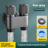 Dual Control Bidet Splitter Valve For Toilet And Washing Machine 1
