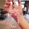 Macaron Beaded Phone Wrist Lanyard Anti Lost Phone Charm 6