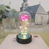 Eternal Rose LED Light Gift For Girlfriend Romantic Foil Flower Decor 3